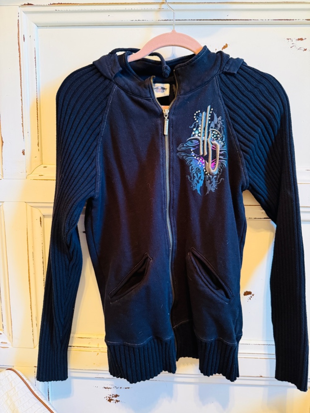 Ladies Harley Davidson Zip Hoodie